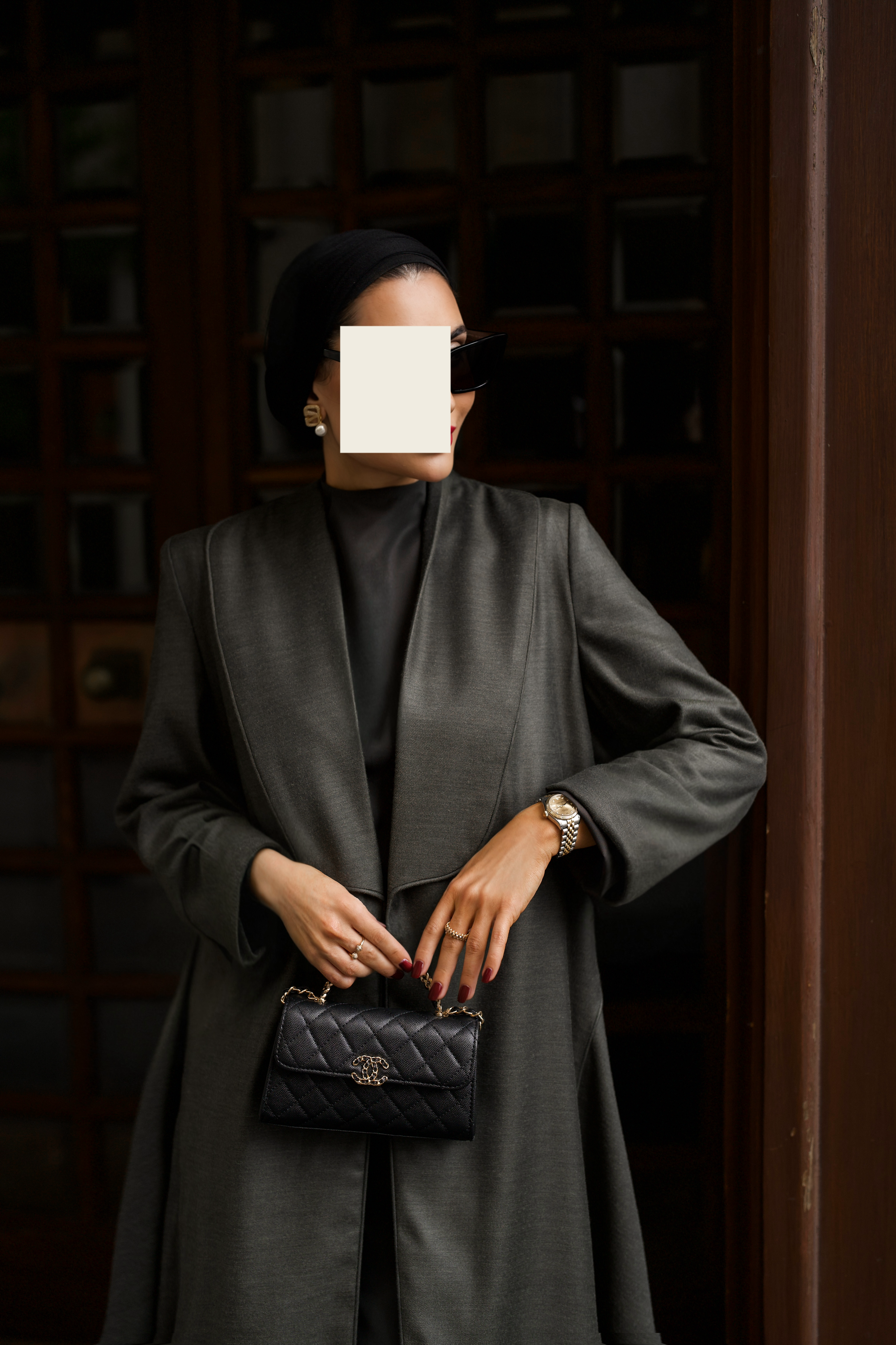 CHARCOAL TRAUPE TRAVEL SUIT
